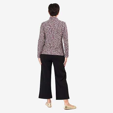 - Maisi Soft Touch Roll Neck Top (Size 16-18) - Purple