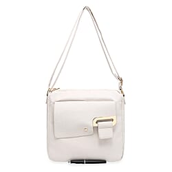 House Of Milano Everyday Crossbody Bag with Flap Closure - Orange