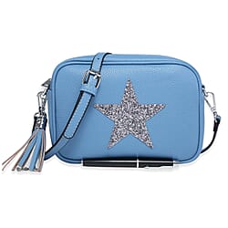 House Of Milano Everyday Crossbody Metallic Star Bag - Black