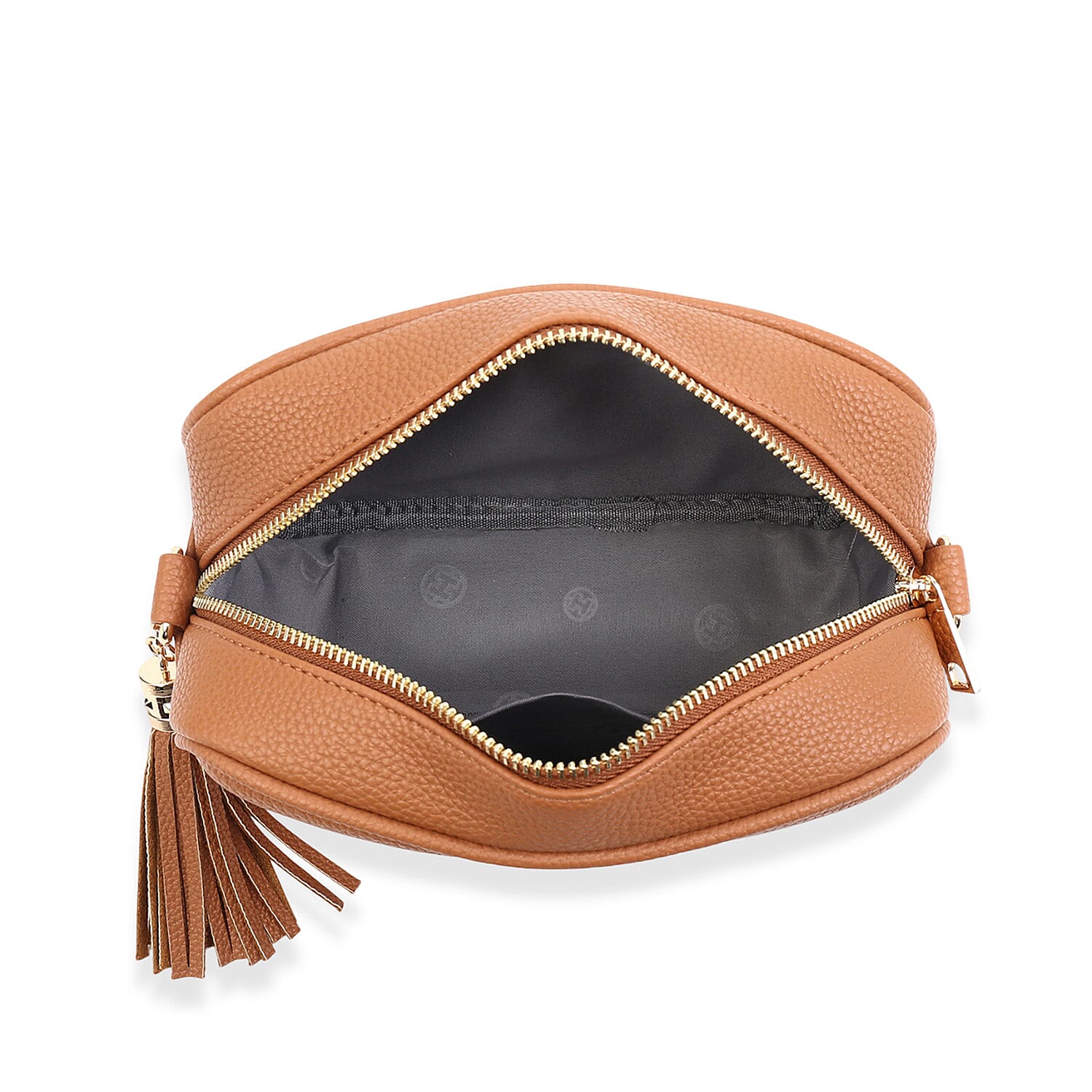 House Of Milano Everyday Crossbody Metallic Star Bag - Brown