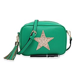 House Of Milano Everyday Crossbody Metallic Star Bag - Black