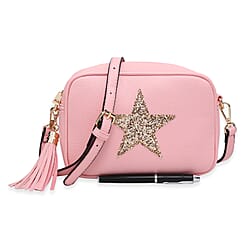 House Of Milano Everyday Crossbody Metallic Star Bag - Black