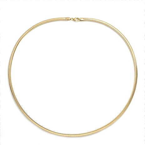 Maestro Collection - 9K Yellow Gold Herringbone Omega Necklace (Size - 18). 2.7 Gm