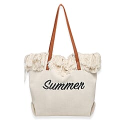Close Out - House Of Milano SUMMER Tote Bag - Beige