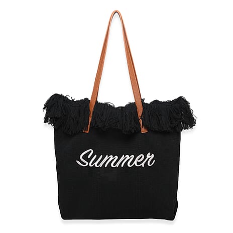 Close Out - House Of Milano SUMMER Tote Bag - Black