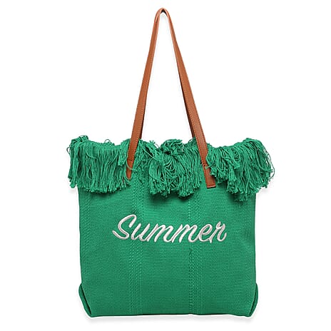 Close Out - House Of Milano SUMMER Tote Bag - Green