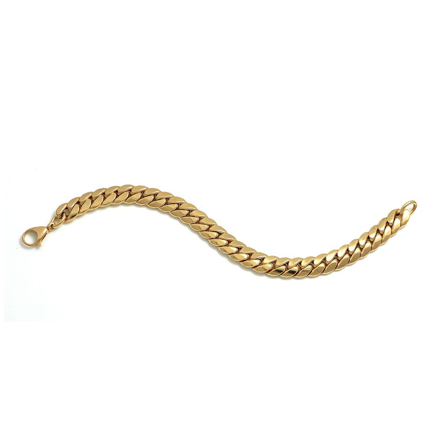 Maestro Collection - 9K Yellow Gold Cuban Bracelet (Size 7.5), Gold Wt. 8.20 Gms.