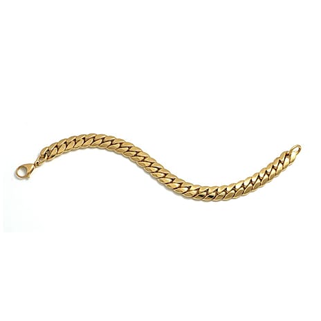 Maestro Collection - 9K Yellow Gold Cuban Bracelet (Size 7.5), Gold Wt. 8.20 Gms.