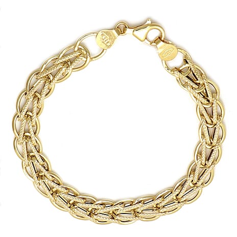 Maestro Collection - 9K Yellow Gold Arrow Link Bracelet (Size 7.5)
