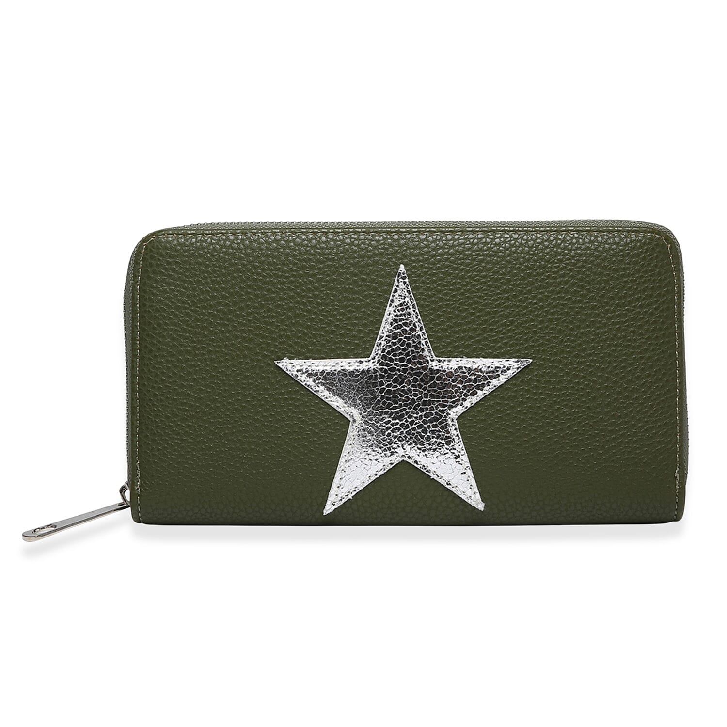 House Of Milano Everyday Metallic Star Wallet - Dark Green