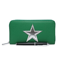 Close Out Deal - House of Milano - Metallic Star Long Wallet - Nude