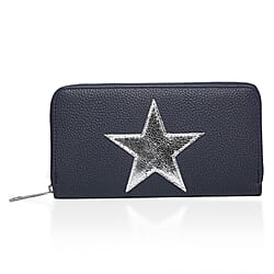 Close Out Deal - House of Milano - Metallic Star Long Wallet - Nude