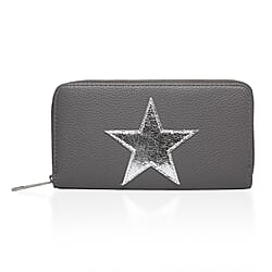 Close Out Deal - House of Milano - Metallic Star Long Wallet - Nude