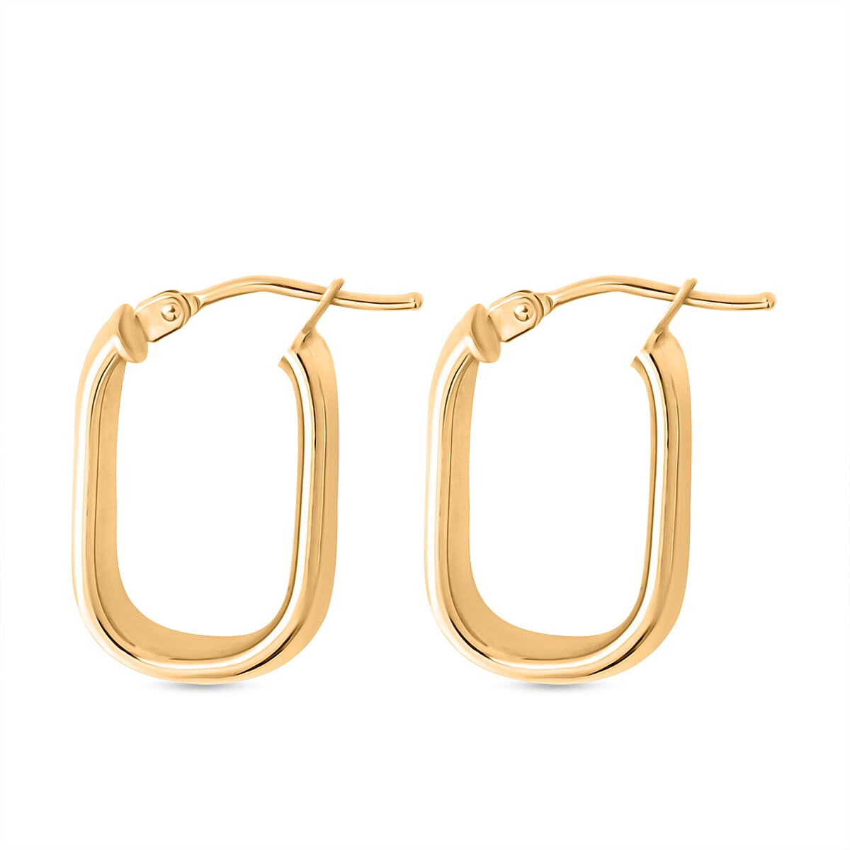 Maestro Collection - 9K Yellow Gold Earring with Clasp