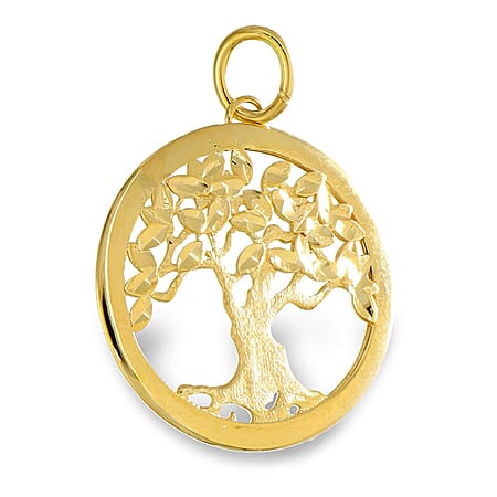 Maestro Collection - 9K Yellow Gold Tree of Life Pendant