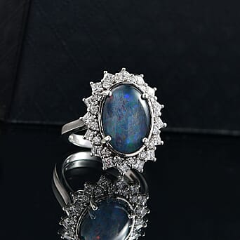 https://tjcuk.sirv.com/Products/81/2/8124634/Boulder-Opal-Triplet-Moissanite-Main-Stone-With-Side-Stone-Ring-in-Rho_8124634_1.jpg?w=342&h=342