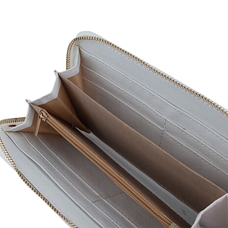 IW Leatherette Wallet - White