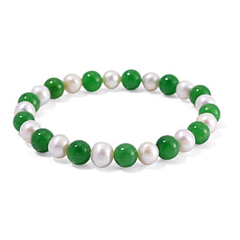 https://tjcuk.sirv.com/Products/81/2/8125526/Green-Jade-Fresh-Water-Pearl-Stone-Bracelet-100-000-Ct_8125526.jpg?w=342&h=342