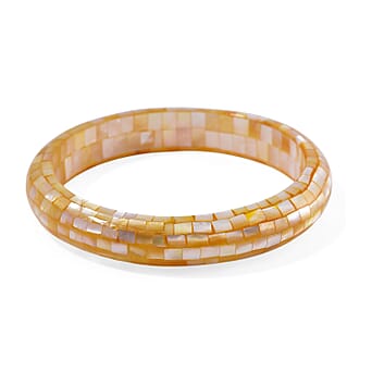https://tjcuk.sirv.com/Products/81/2/8126066/Yellow-Mother-Of-Pearl-Stone-Bangle-190-000-Ct_8126066.jpg?w=342&h=342