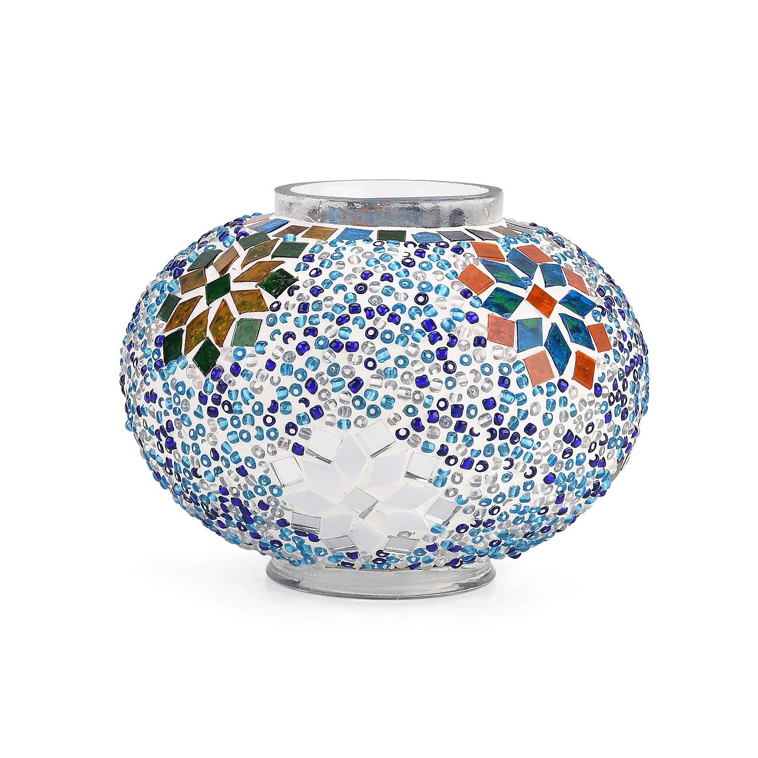 Handmade Moroccan Style Mosaic Table Lamp - Multicolour