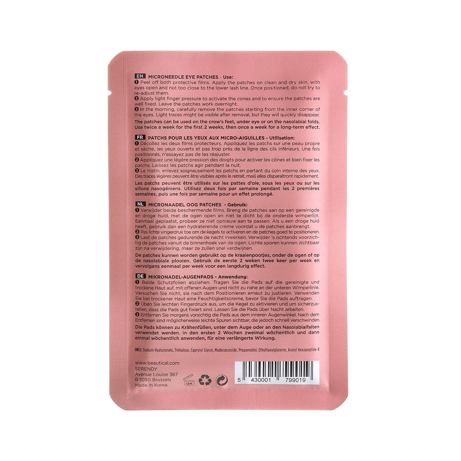 Beautical Microneedle Eye Patches