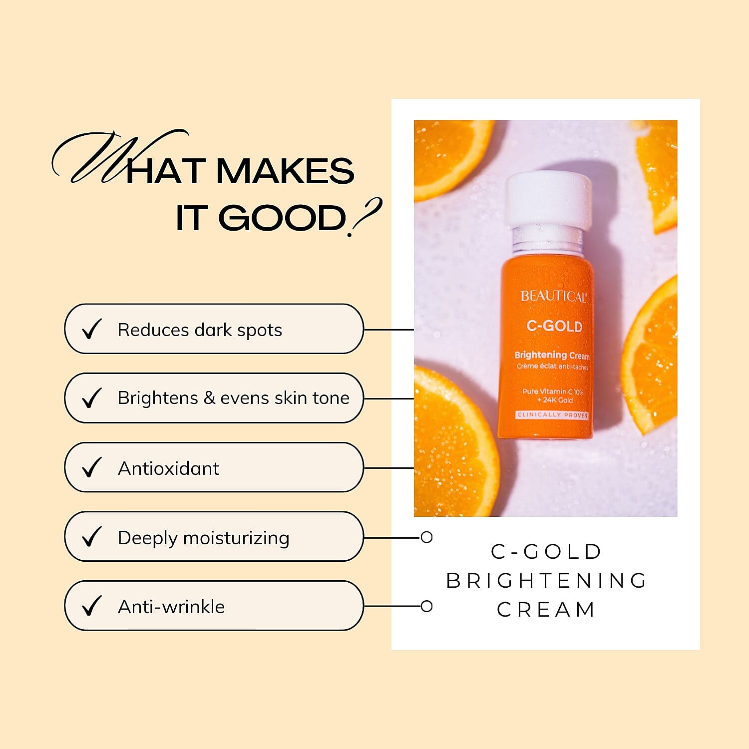 Beautical C-Gold Brightening Cream