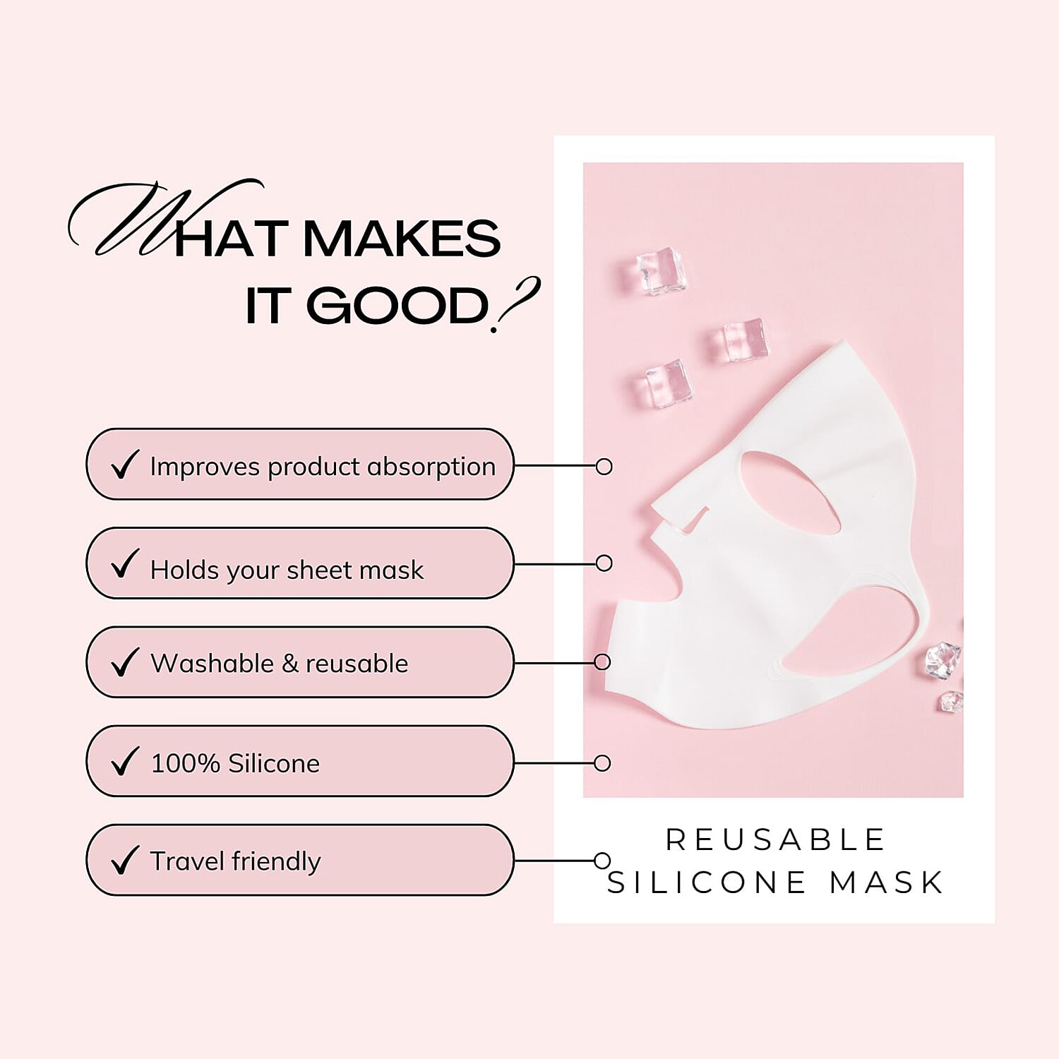 Beautical Reusable Silicone Mask