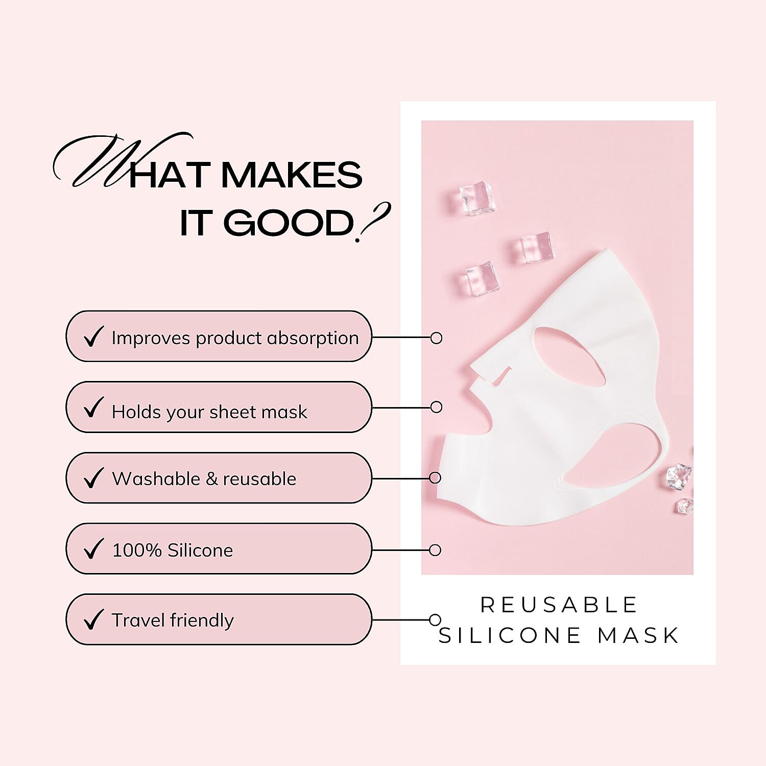 Beautical Reusable Silicone Mask