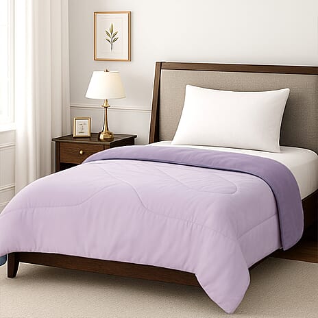 Customers Appreciation Deal  - Hush Haven Luxury Lightweight Patterned Winter Quilt - Lavender