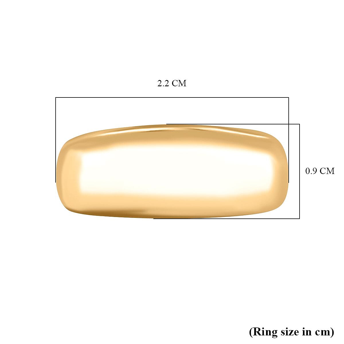24K Yellow Gold Dome Ring 24K Yellow Gold Dome Ring