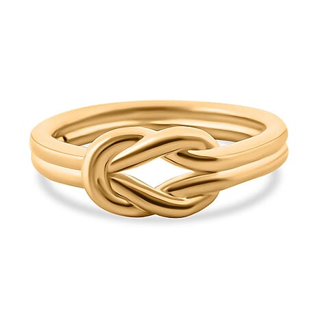 Designer Inspired - 24K Yellow Gold (99.99% Purity) Knot Ring
