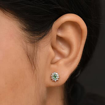 https://tjcuk.sirv.com/Products/81/2/8128741/Colombian-Emerald-White-Zircon-Main-Stone-With-Side-Stone-Earring-in-1_8128741_2.jpg?w=342&h=342