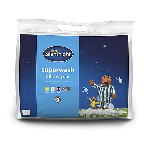 Silentnight Cool Comfort Set of 2 Pillows - Filled With Soft & Bouncy DuPont Fibres