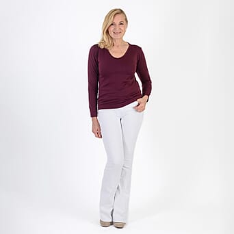 https://tjcuk.sirv.com/Products/81/2/8129114/Pure-Natural-V-Neck-Fleece-Lined-Top-Size-S-Burgundy_8129114_1.jpg?w=342&h=342