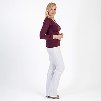 https://tjcuk.sirv.com/Products/81/2/8129114/Pure-Natural-V-Neck-Fleece-Lined-Top-Size-S-Burgundy_8129114_3.jpg?w=342&h=342