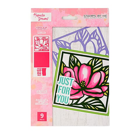 MAGNOLIA DREAMS DIE STENCIL AND PAPER DUO