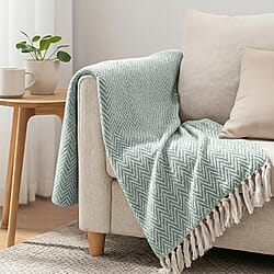 Homesmart Cotton Chevron Throw Blanket