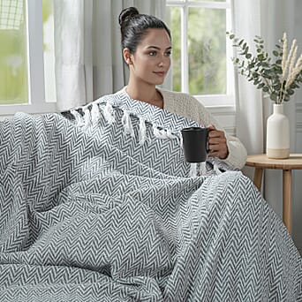 https://tjcuk.sirv.com/Products/81/2/8129570/Homesmart-Cotton-Chevron-Throw-Blanket-Size-150x1-cm-Grey-Grey_8129570_1.jpg?w=342&h=342