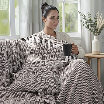 https://tjcuk.sirv.com/Products/81/2/8129571/Homesmart-Cotton-Chevron-Throw-Blanket-Size-150x1-cm-Taupe-Grey_8129571_1.jpg?w=342&h=342