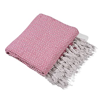 https://tjcuk.sirv.com/Products/81/2/8129577/Homesmart-Cotton-Chevron-Throw-Blanket-Size-150x1-cm-Light-pink-Grey_8129577_3.jpg?w=342&h=342
