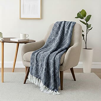 https://tjcuk.sirv.com/Products/81/2/8129598/Cotton-Chevron-Throw-Blanket-Size-130x160-cm-Navy-Grey_8129598.jpg?w=342&h=342