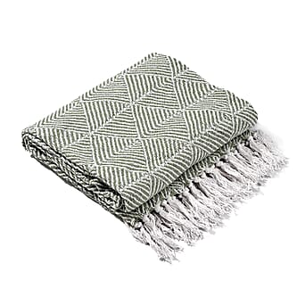 https://tjcuk.sirv.com/Products/81/2/8129599/Cotton-Chevron-Throw-Blanket-Size-130x1-cm-Sage-Green-Grey_8129599_2.jpg?w=342&h=342