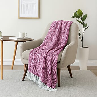 https://tjcuk.sirv.com/Products/81/2/8129613/Homesmart-Cotton-Chevron-Throw-Blanket-Size-150x1-cm-Dark-Pink-Grey_8129613.jpg?w=342&h=342