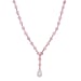 Rose Quartz Necklace (Size 18-2 Ext) in Rose Gold Tone 140.00 Ct.