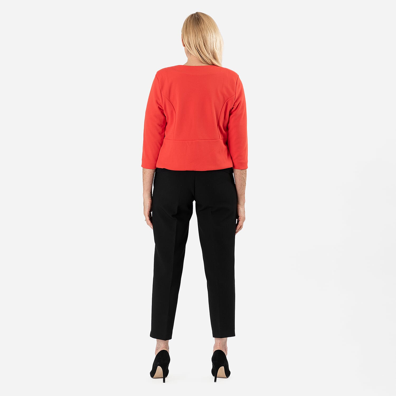 Anonymous Crepe Bolero (Size 12) - Royal Blue