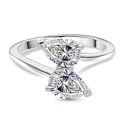 THE TOI ET MOI - Luxuriant 2 Ct. Lab Grown Diamond 950 Platinum IGI Certified (VS-E/F) Ring