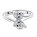 THE TOI ET MOI - Luxuriant 2 Ct. Lab Grown Diamond 950 Platinum IGI Certified (VS-E/F) Ring