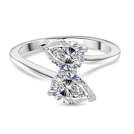 THE TOI ET MOI- Luxuriant Diamond 950 Platinum IGI Certified VS-EF Lab Grown Diamond Ring 2.00 Ct, Platinum Wt.4.50 Gms.