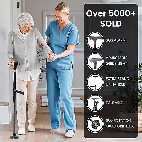 Bliss & Beyond Walking Stick (Size - One Size) - Black & Black