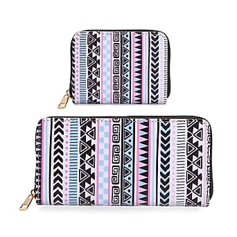https://tjcuk.sirv.com/Products/81/3/8131923/Set-of-2-Geometric-Print-Zip-Around-Wallet-Clutch_8131923.jpg?w=342&h=342